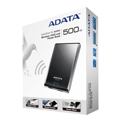 ADATA DashDrive Air AE800 Wireless HDD with Power Bank