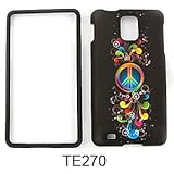 For At&t Samsung Infuse 4g I997 Accessory - Music Peace Design Rubberized H ....