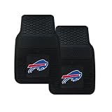 A Set of 2 NFL Universal Fit Front All-Weather Floor Mats - Buffalo Bills by Fan Mats