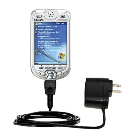 Rapid Wall / AC Charger for the Siemens SX66 PPC - Gomadic Brand w/ TipExchange Technology