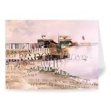 Out of Season (Hors Saison), 1993 (oil on.. - Greeting Card (Pack of 2) - 7x5 inch - Art247 - Standard Size - Pack Of 2