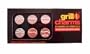 Charmed Life Products 6-Piece Grill Charms Set, The Spicy Collection