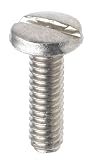 Miniature Stainless Steel 18-8 Binding Head Slotted Machine Screw 0-80