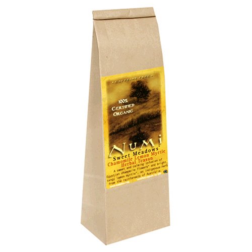 Numi Tea Sweet Meadows, Chamomile Lemon Myrtle Herbal Tessan, Loose Tea, 16 oz