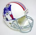 New England Patriots 1965-81 Throwback Riddell Deluxe Replica Helmet - Football Sports Merchandise