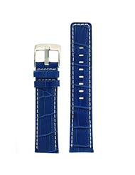 Watch Band Leather Blue Sport Model 20 millimeter Tech Swiss