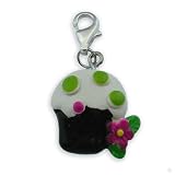 Beggar Charms pendant dessert with flower #9346, bracelet Charm | Phone Charm