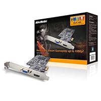 AVERMEDIA Game Broadcaster HD Record and Stream PC, Xbox 360, PS3, Wii and iPads -- capture up to 1080p60 with HDMI/DVI/VGA/Component inputs