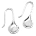Sterling Silver Wire Teardrop Earrings