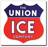 Signpast Reproduction Vintage Sign, UNION ICE COMPANY