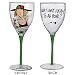 Why Limit Happy to an Hour Party Girl Wine Glass