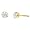 14k Yellow Gold Bezel-Set Stud Earrings (3/4 cttw, H-I Color, I1 Clarity)