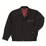 耐久性とソフトな着心地シリーズ 長袖ブルゾン 春夏素材 cs-5808 ブラック(クロ) LL