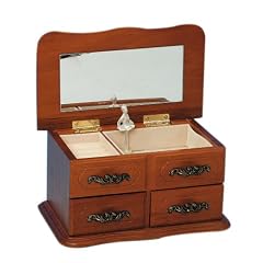 Spieluhrenwelt Damen-Schr�nkchen aus Holz Spielt die Melodie Entertainer 16053