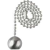 Westinghouse Lighting 77217 Decorative Pull Chain 12" Brushed Nickel
