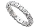 2.55 cts Round Diamonds Eternity Band - Platinum, 14kt White or Yellow Gold