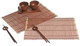 Global Decor Asian Inspirations 11-Piece Set, Service for 2