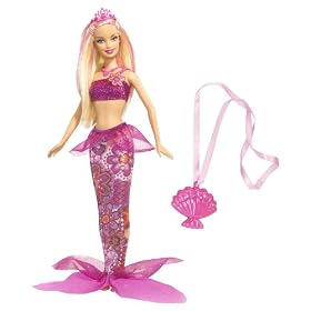 Barbie in A Mermaid Tale Merliah Doll and Necklace by Mattel