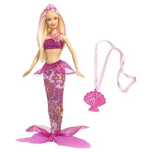 Barbie in A Mermaid Tale Merliah Doll and Necklace by 