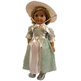Click here to buy For American Girl Dolls - Doll Clothes Also Fits Other 18 Dolls - Elizabeth's Summer Outfit -... by The Queen's Treasures.