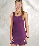 LAT Sportswear Junior Sleeveles Scoop Neck Rib Tank Dress. 3559