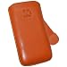 Suncase - Funda de cuero con pesta�a para Sony Ericsson Xperia Active, color naranja
