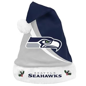 NFL Swoop Logo Santa Hat NFL Team: Seattle Seahawks
