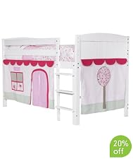 Cake Shop Playhouse Curtains for 2ft 6" Raised Bed