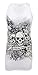 Women's Sleeveless 3 Skulls Forever Printed Vest Top