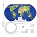 TV Antenna,ANTOP 3D Pattern Design Amplified HD TV Antenna Indoor 55 Miles Omni-Directional Reception Range with 10ft High Performance Coaxial Cable,
