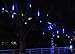 AGPtek® 50CM Meteor Shower Rain Tube Snowfall LED Light For Christmas Tree Garden Decoration - Blue