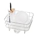 Simplehuman KT1112 Compact Dish Rack with Bamboo Knife Block