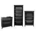 2/3/5 Shelf Bookcase Collection-Ebony