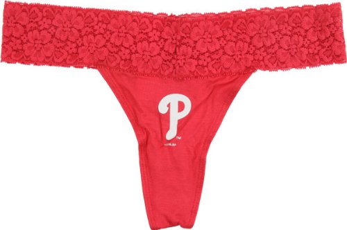 Philadelphia Phillies Women's Red Super Soft Thong