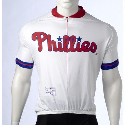 MLB Philadelphia Phillies Men's Cycling Jersey Size: X-Small