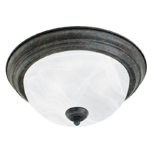 Thomas Lighting SL869222 Essentials Ceiling Lamp, Two Light, Sable Bronze