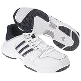 adidas Men's Ambition Str IV M Tennis Shoe,White/Navy/Silver,13 M