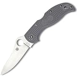 Spyderco C90FPGYE Pl Edge BaliYo Stretch Ltwt Gray Hitachi Aogami Super Blue