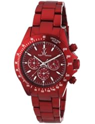 Toy Watch Metallic Red Aluminum Chronograph Ladies Watch ME11RD