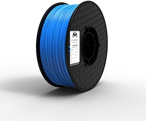 EcubMaker 3D Printer ABS Filament 1.75mm Diameter +/-0.02mm Tolerance Blue
