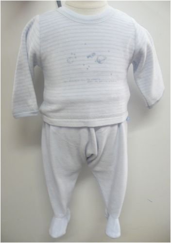 Petit Bateau Space illustrated velour suit - 12m