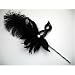 DELUXE GLITTER ELEGANT STICK MASK