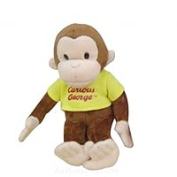 Plush 8 Classic Curious George in Yellow Shirt