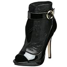 Velvet Angels Women's Peepshow Peep Toe Bootie