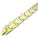KONOV Mens Stainless Steel Bracelet, Classic Link Wrist, Gold