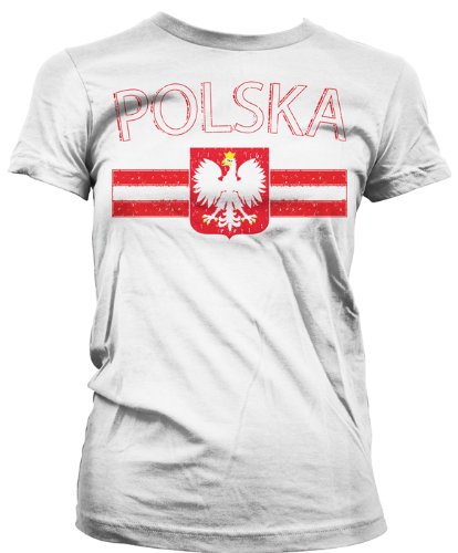 Polska Crest Coat Of Arms Juniors T-Shirt, Poland, Polish Pride Juniors T-shirt