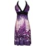 Grunge Paisley Halter Dress