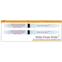 Watts Power White Optimized Teeth Whitening Gels 22%, 30%, 35% or 36% and Application Brush Tip Pens