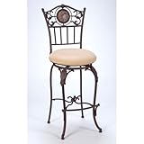 Monroe Counter Stool with Faux Suede Fabric