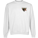 UAB Blazers White Logo Applique Crew Neck Fleece Sweatshirt